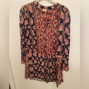 Tiny by Anthropologie Paisley Tunic Dress